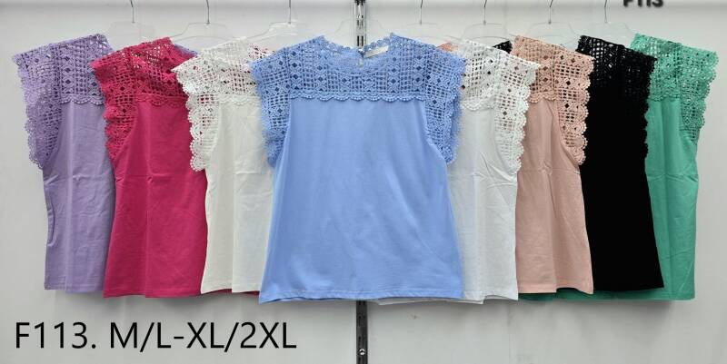 Bluzki damskie Roz M/L-XL-2XL, Mix Kolor Paczka 12 szt